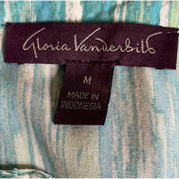 Gloria Vanderbilt Women's Peasant Tunic Top W/ Bell Sleeves - Size M - Picture 9 of 12